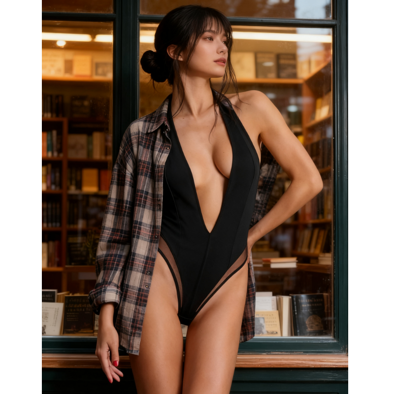 Street Fashion News - 2025 New style one-piece lace patchwork