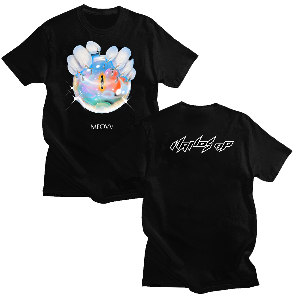 MEOVV Hands Up T shirts 2025 F – обзор и цена Graphic Hoodie Streetwear
