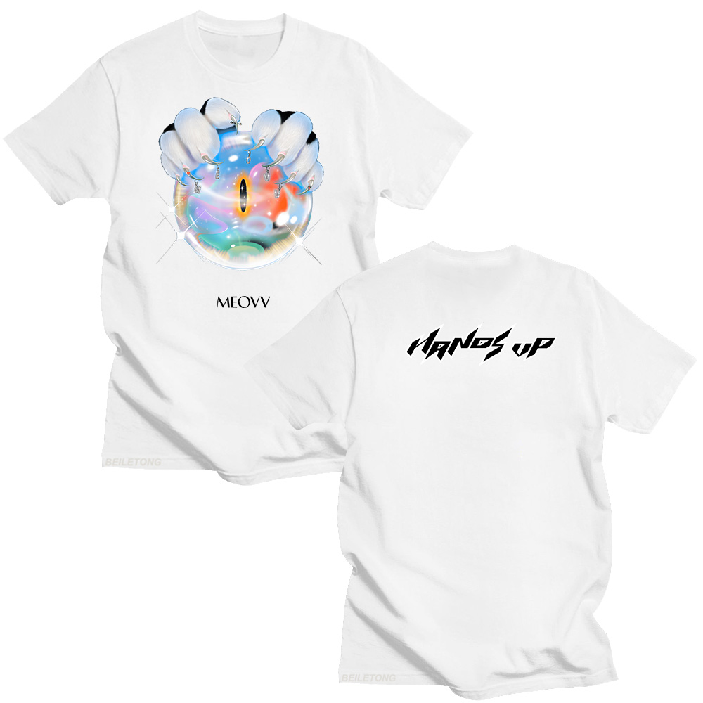 MEOVV Hands Up T shirts 2025 F – обзор и цена Graphic Hoodie Streetwear