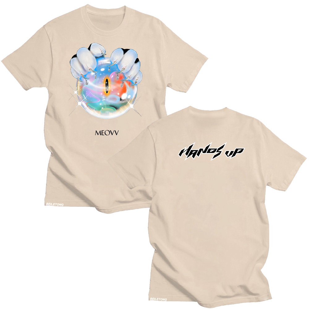 MEOVV Hands Up T shirts 2025 F – обзор и цена Graphic Hoodie Streetwear