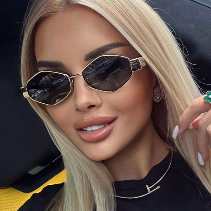 Hexagon Polygon Sunglasses Vin – обзор и цена Street Fashion Vintage