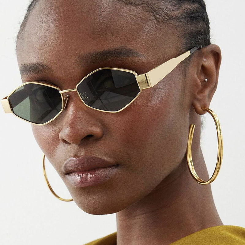 Hexagon Polygon Sunglasses Vin – обзор и цена Street Fashion Vintage