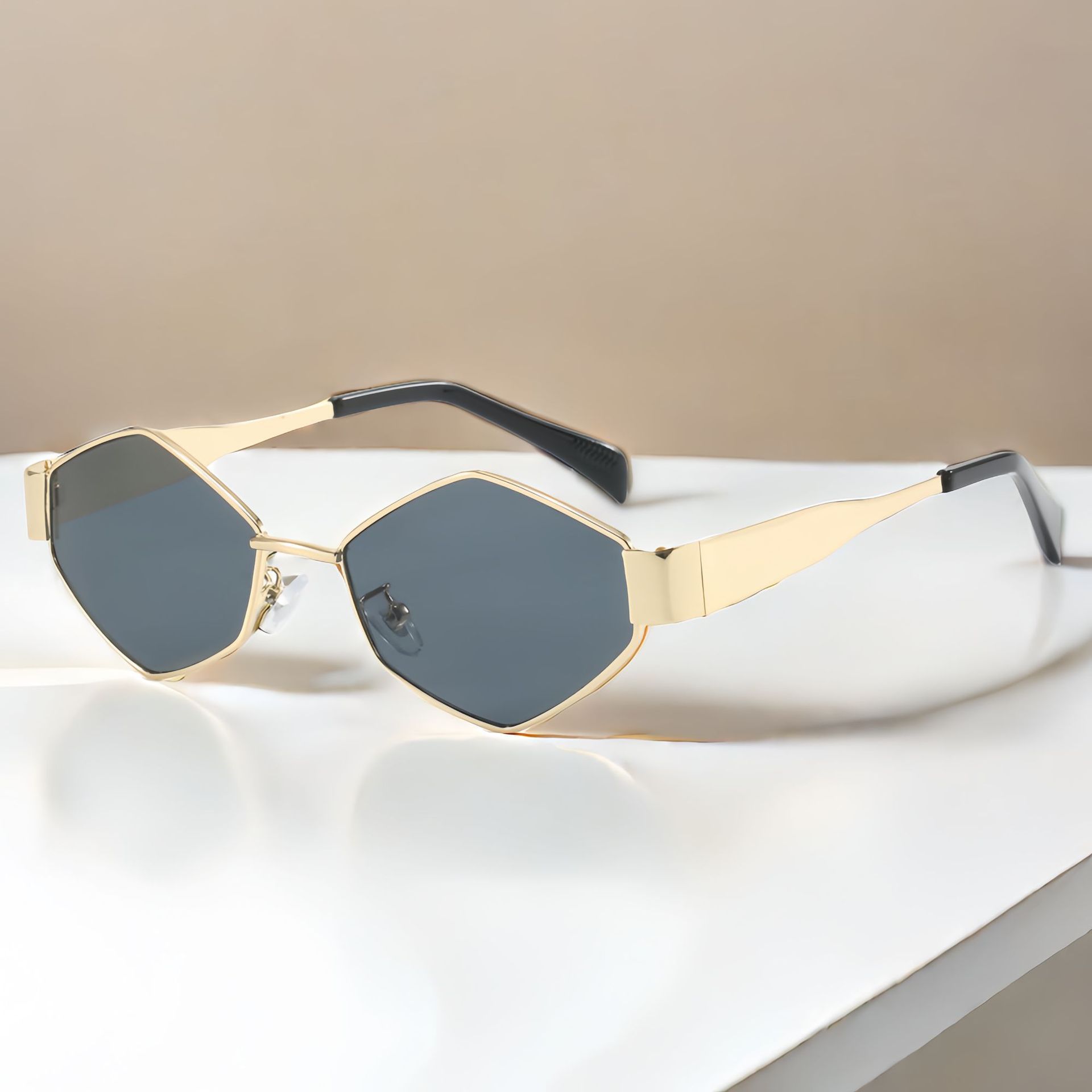 Hexagon Polygon Sunglasses Vin – обзор и цена Street Fashion Vintage