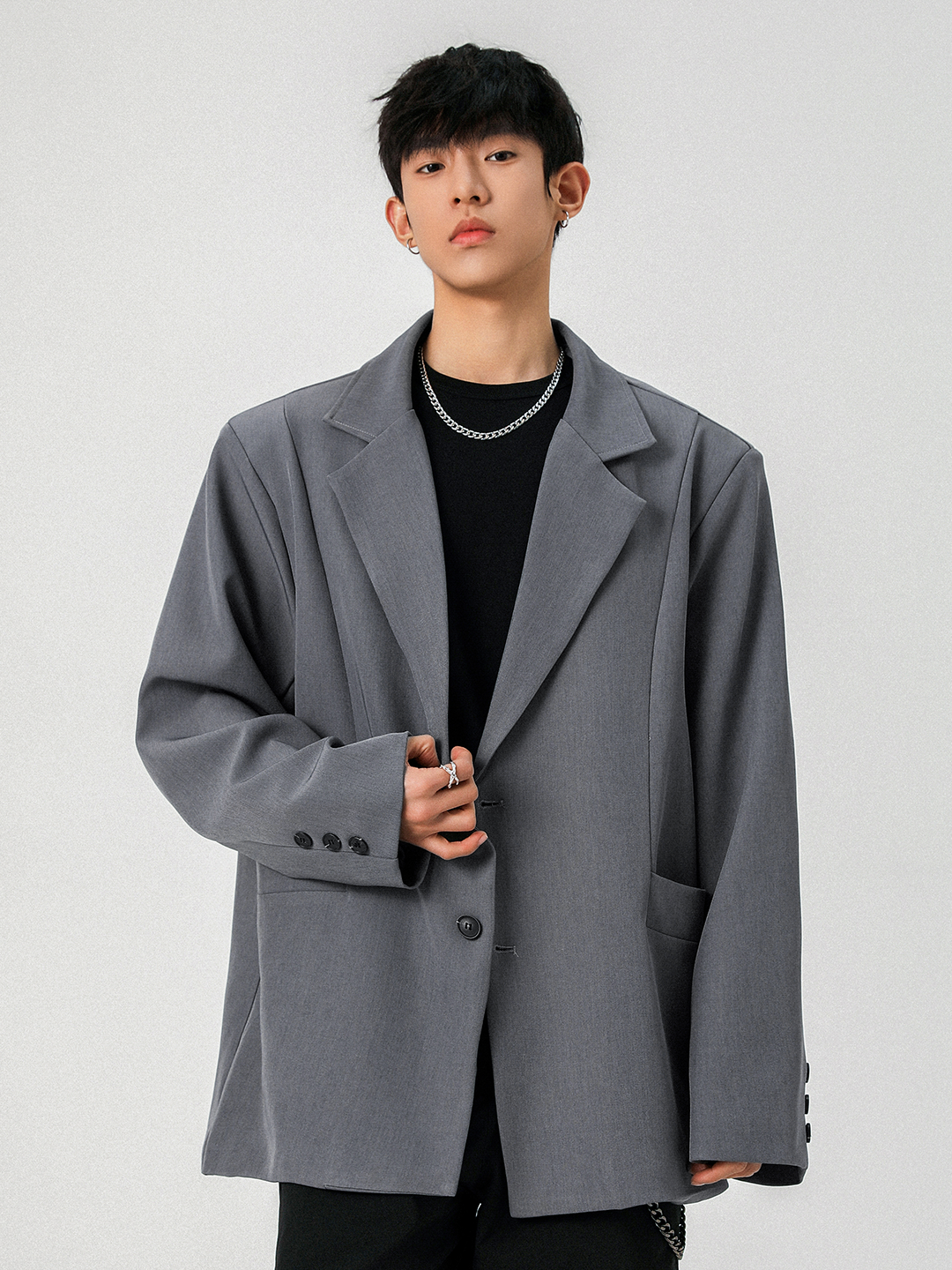 Mens Oversized Blazer Jacket K – обзор и цена Street Fashion For Boy