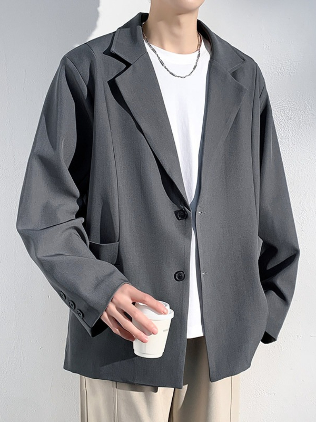 Mens Oversized Blazer Jacket K – обзор и цена Street Fashion For Boy