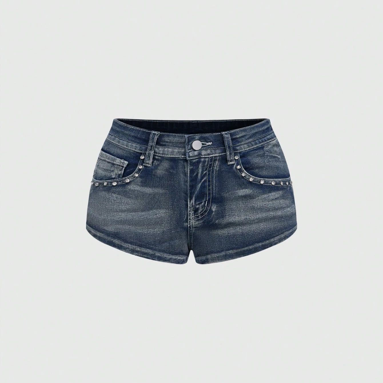 Summer Rhinestone Embroidered  – обзор и цена Street Fashion Denim