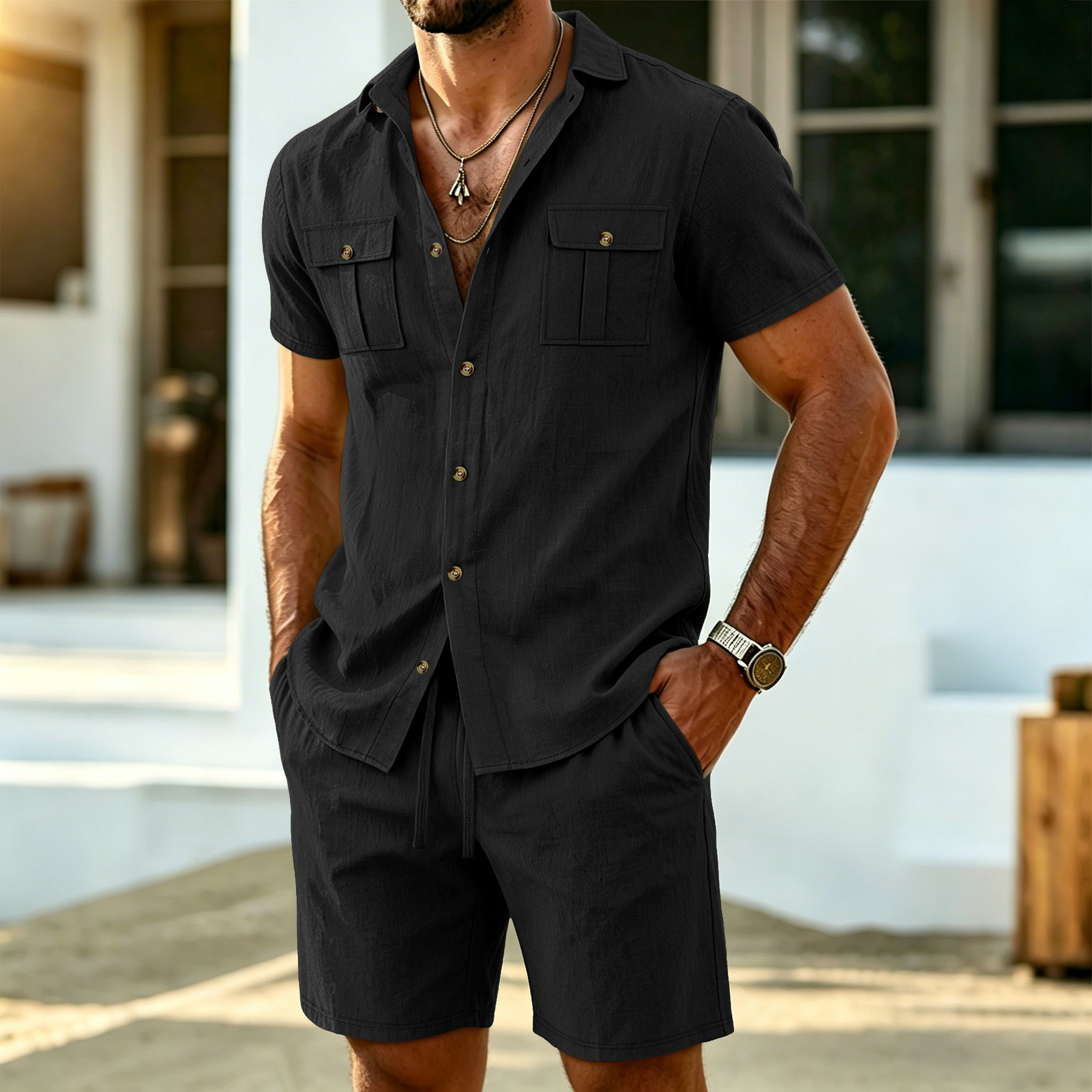 New summer men's linen outdoor – обзор и цена Street Fashion News