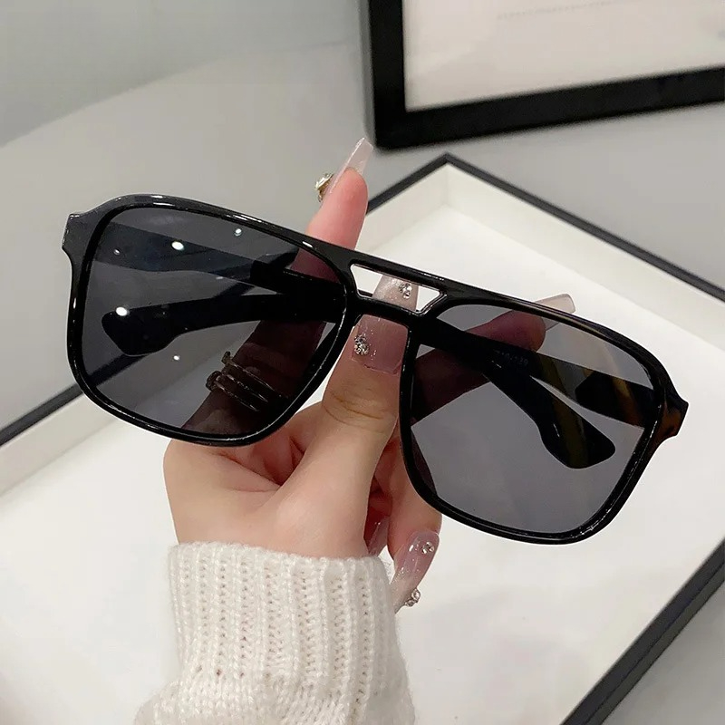 Square Double Bridges Sunglass – обзор и цена Street Fashion Glasses