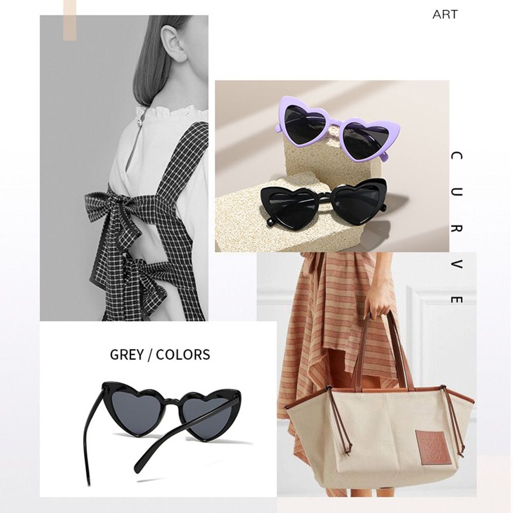 UV Protection Heart-Shaped Sun – обзор и цена Street Fashion Glasses