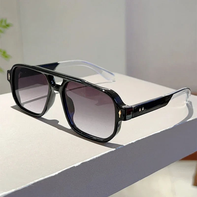 New Vintage Double Bridges Squ – обзор и цена Street Fashion Glasses