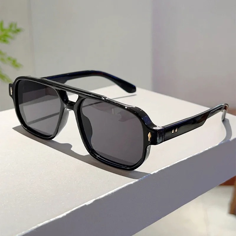 New Vintage Double Bridges Squ – обзор и цена Street Fashion Glasses