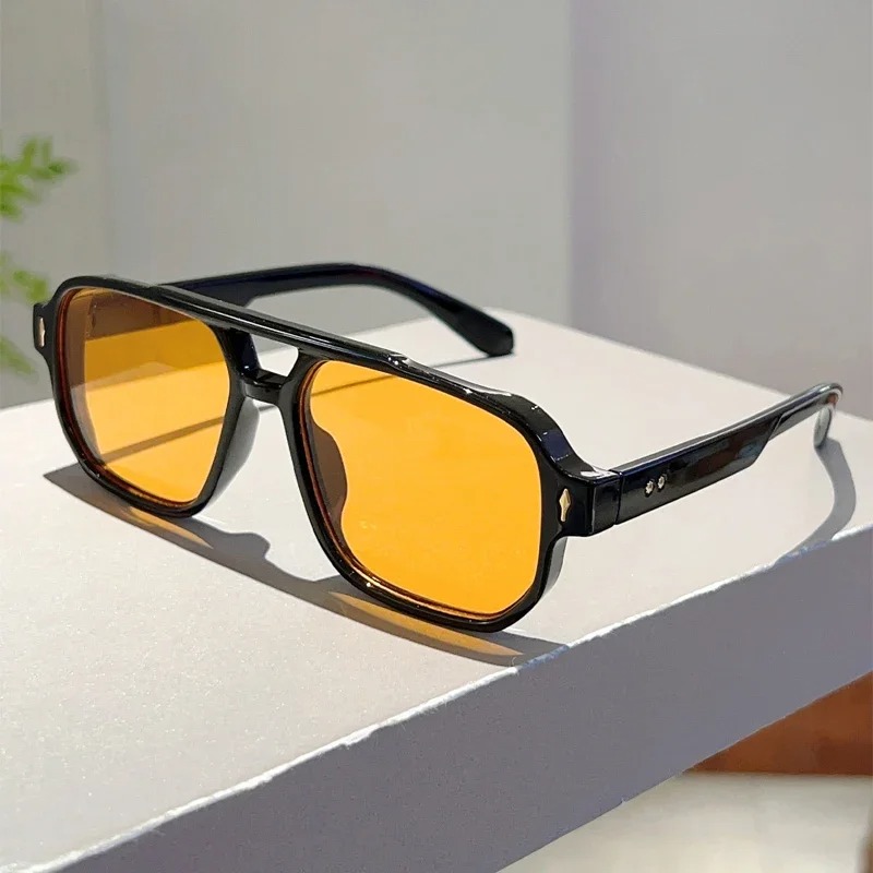 New Vintage Double Bridges Squ – обзор и цена Street Fashion Glasses