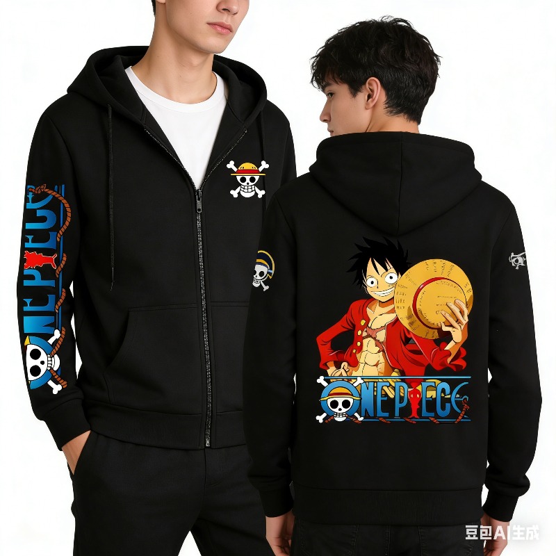 2026 Spring Anime Zip Up Pullo – обзор и цена Graphic Hoodie Streetwear