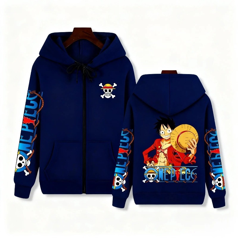 2026 Spring Anime Zip Up Pullo – обзор и цена Graphic Hoodie Streetwear