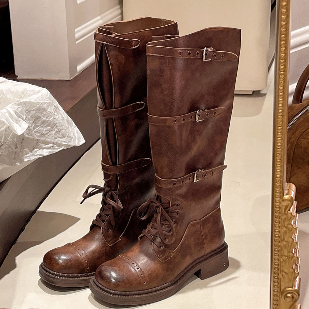 Women's Knee High Boots Vintag – обзор и цена Street Fashion Vintage