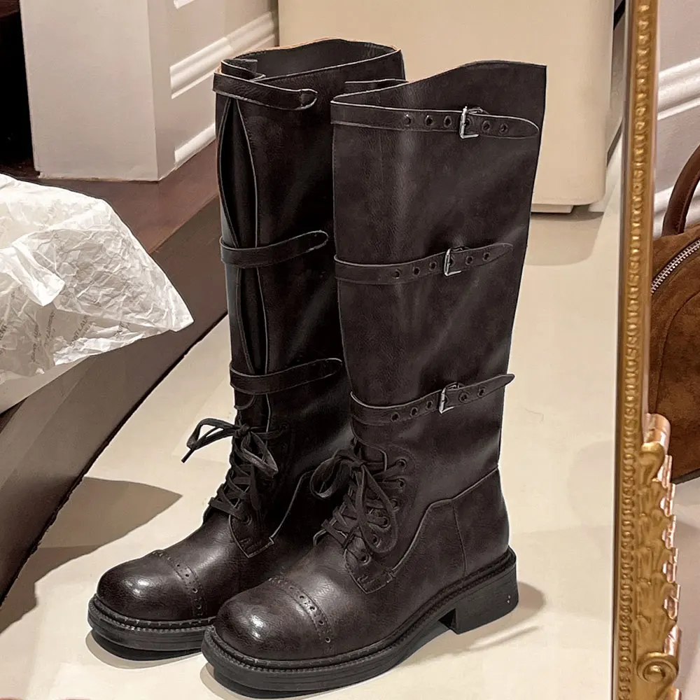 Women's Knee High Boots Vintag – обзор и цена Street Fashion Vintage