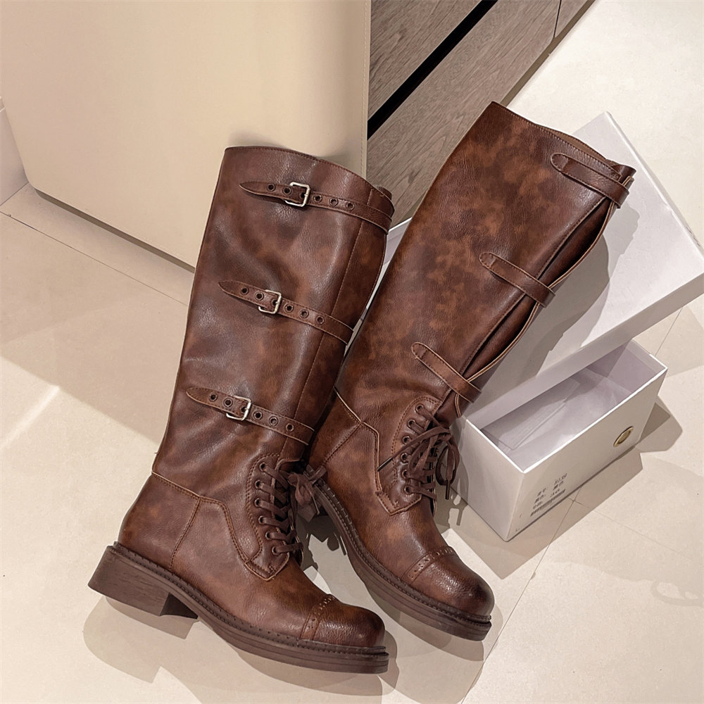 Women's Knee High Boots Vintag – обзор и цена Street Fashion Vintage