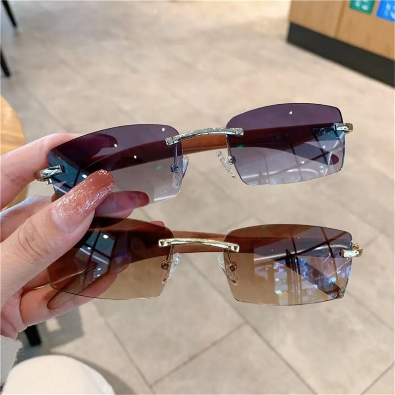 Trendy Punk Sunglasses Rimless – обзор и цена Street Fashion Glasses