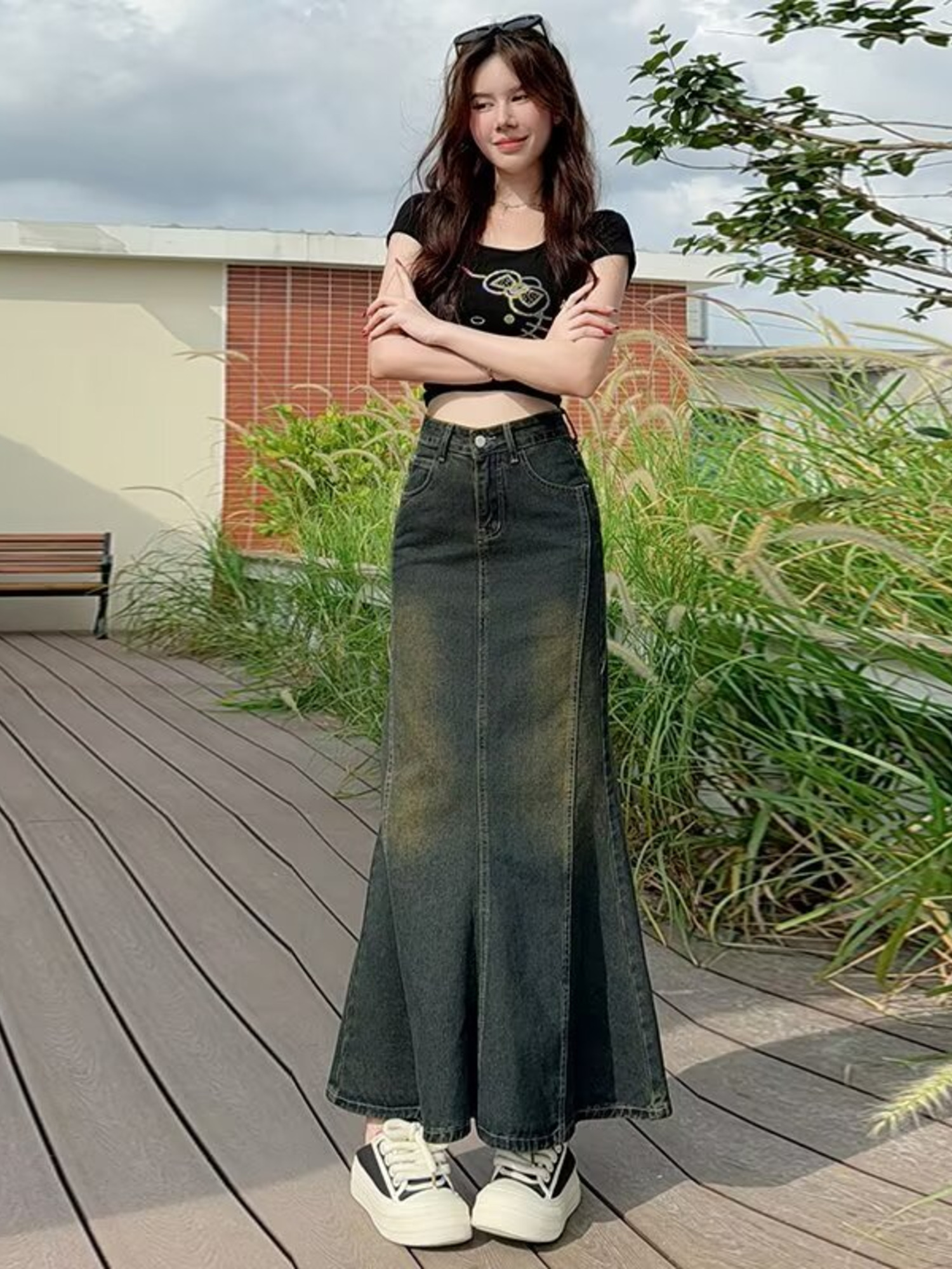 Women's Vintage Washed Denim M – обзор и цена Street Fashion Denim