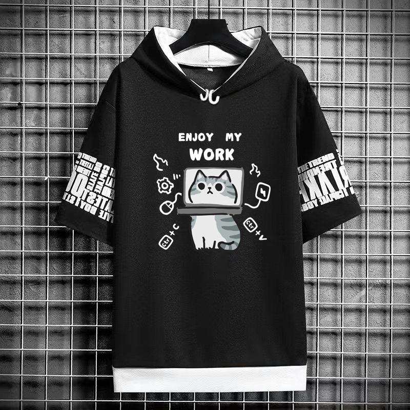 Harajuku Men's T-Shirt Hoodie  – обзор и цена Graphic Hoodie Streetwear