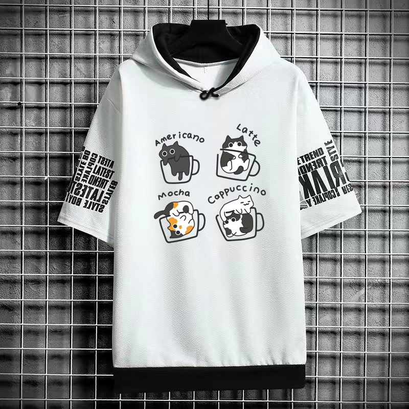 Harajuku Men's T-Shirt Hoodie  – обзор и цена Graphic Hoodie Streetwear
