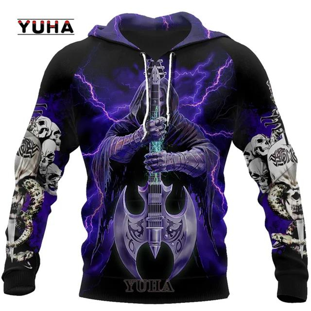 3D Printed Skull Graphics Men' – обзор и цена Graphic Hoodie Streetwear