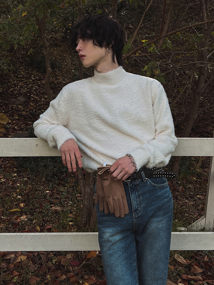 Fur Collar Pullovers Rock Mens – обзор и цена Street Fashion In London