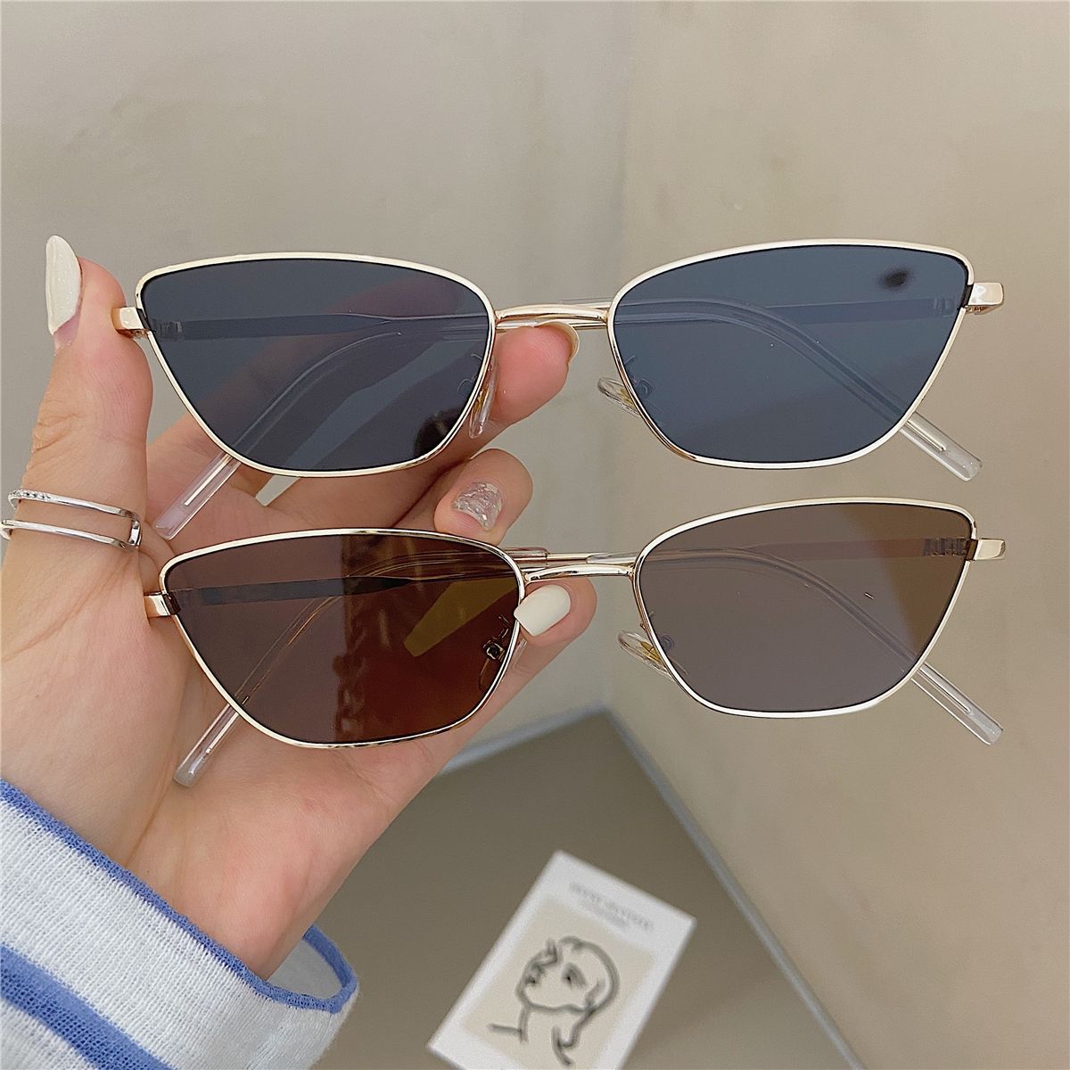 Fashionable Rhombus-Shaped Met – обзор и цена Street Fashion Glasses