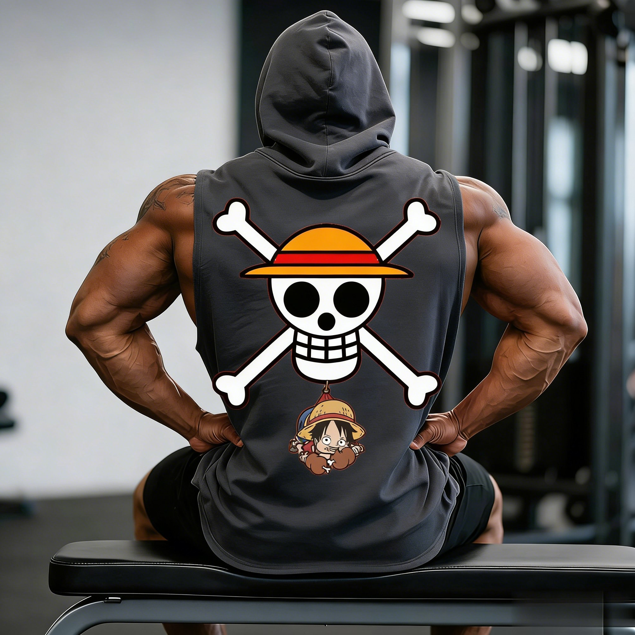 Men's Tank Top One Piece Sleev – обзор и цена Graphic Hoodie Streetwear