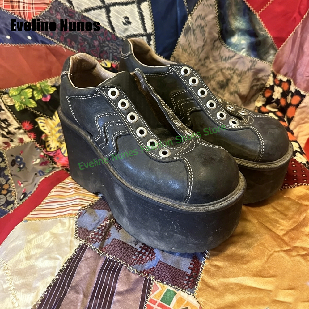 Y2K Platform Wedge Fashion Pum – обзор и цена Street Fashion Vintage