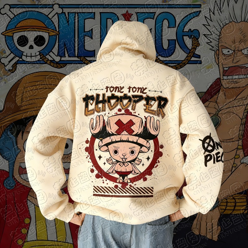 One Piece Anime Chopper Pullov – обзор и цена Graphic Hoodie Streetwear