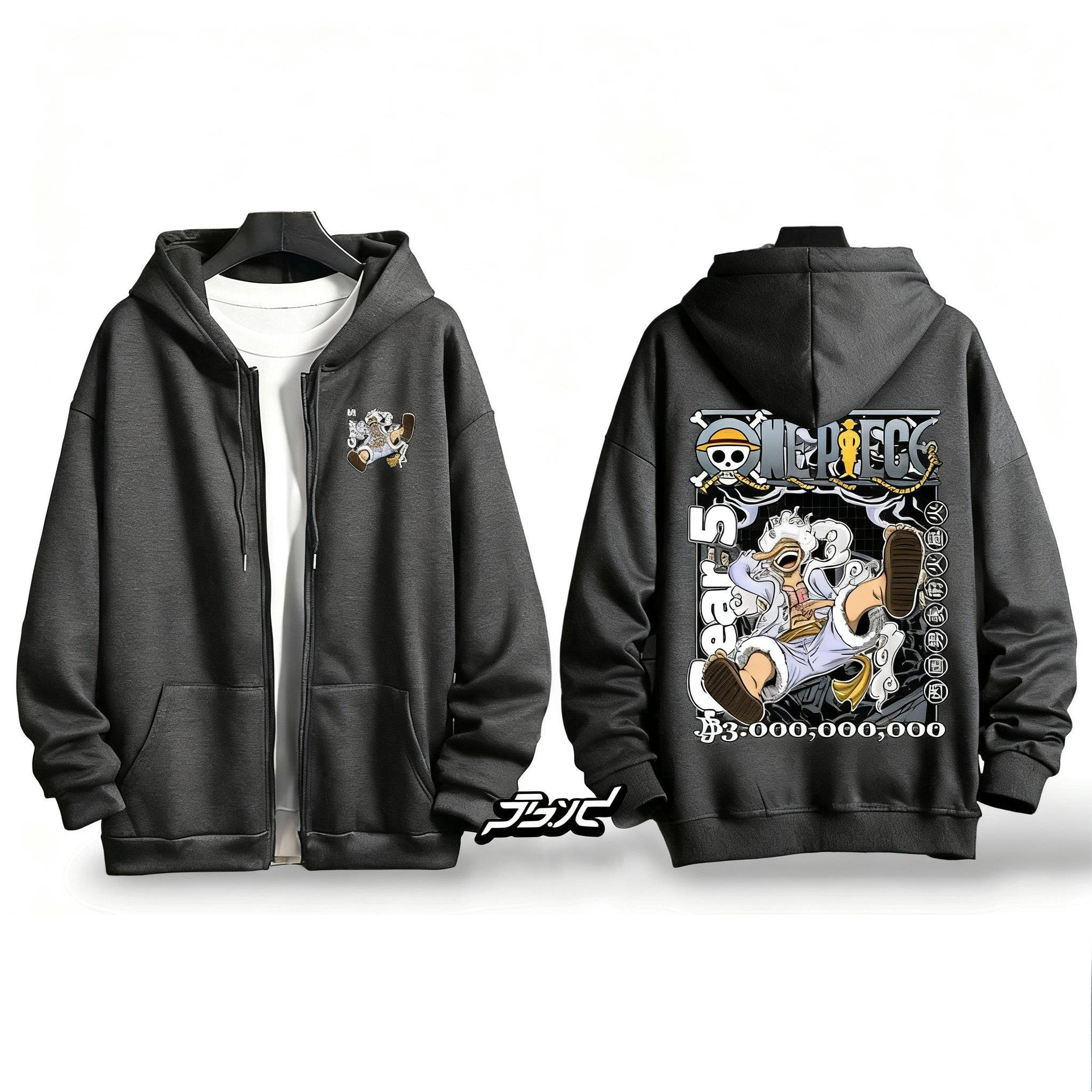 One Piece Gear 5 Luffy Anime H – обзор и цена Graphic Hoodie Streetwear