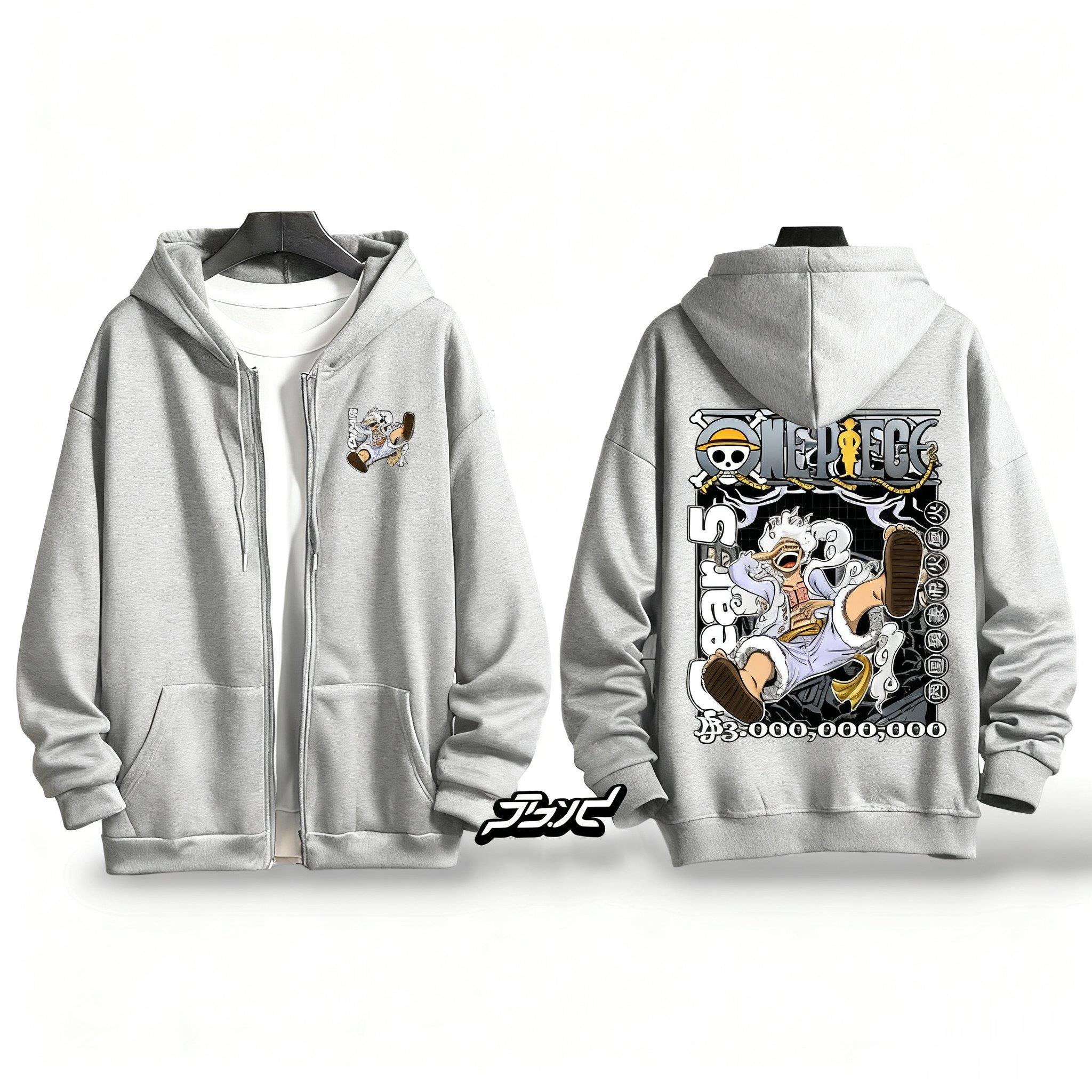One Piece Gear 5 Luffy Anime H – обзор и цена Graphic Hoodie Streetwear