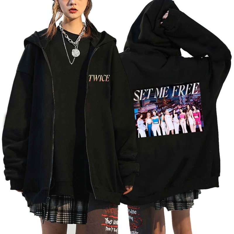 Pop TWICE Kawaii Harajuku Grap – обзор и цена Graphic Hoodie Streetwear