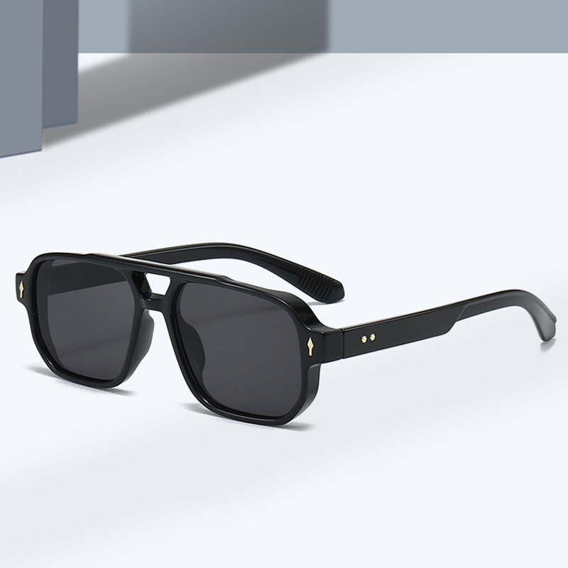 Vintage Double Bridges Men Squ – обзор и цена Street Fashion Glasses